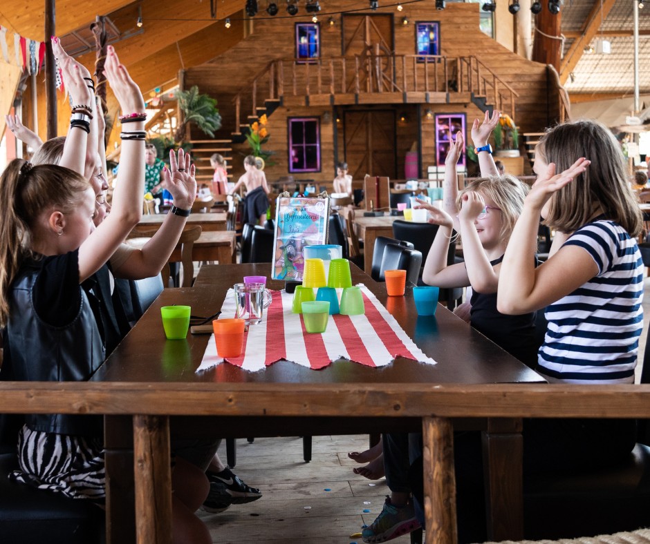 Springkussen op Schateiland