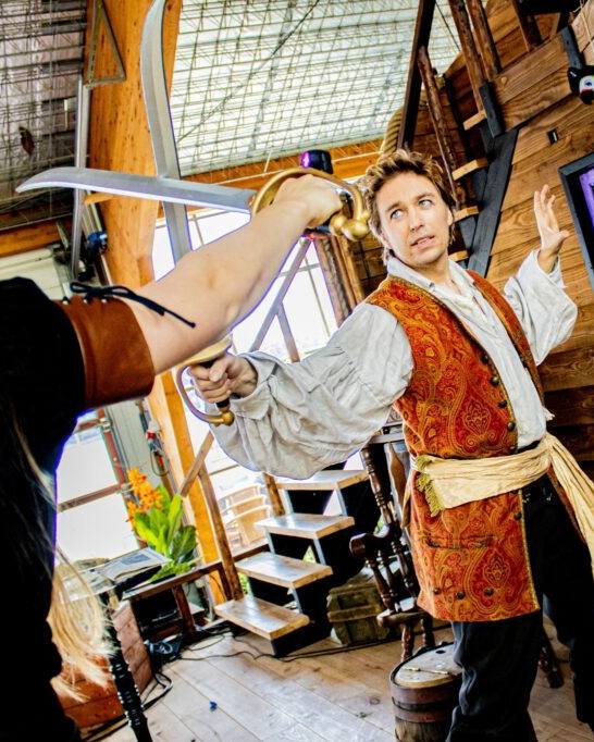 piraat bij schateiland zeumeren, piratenspeeltuin