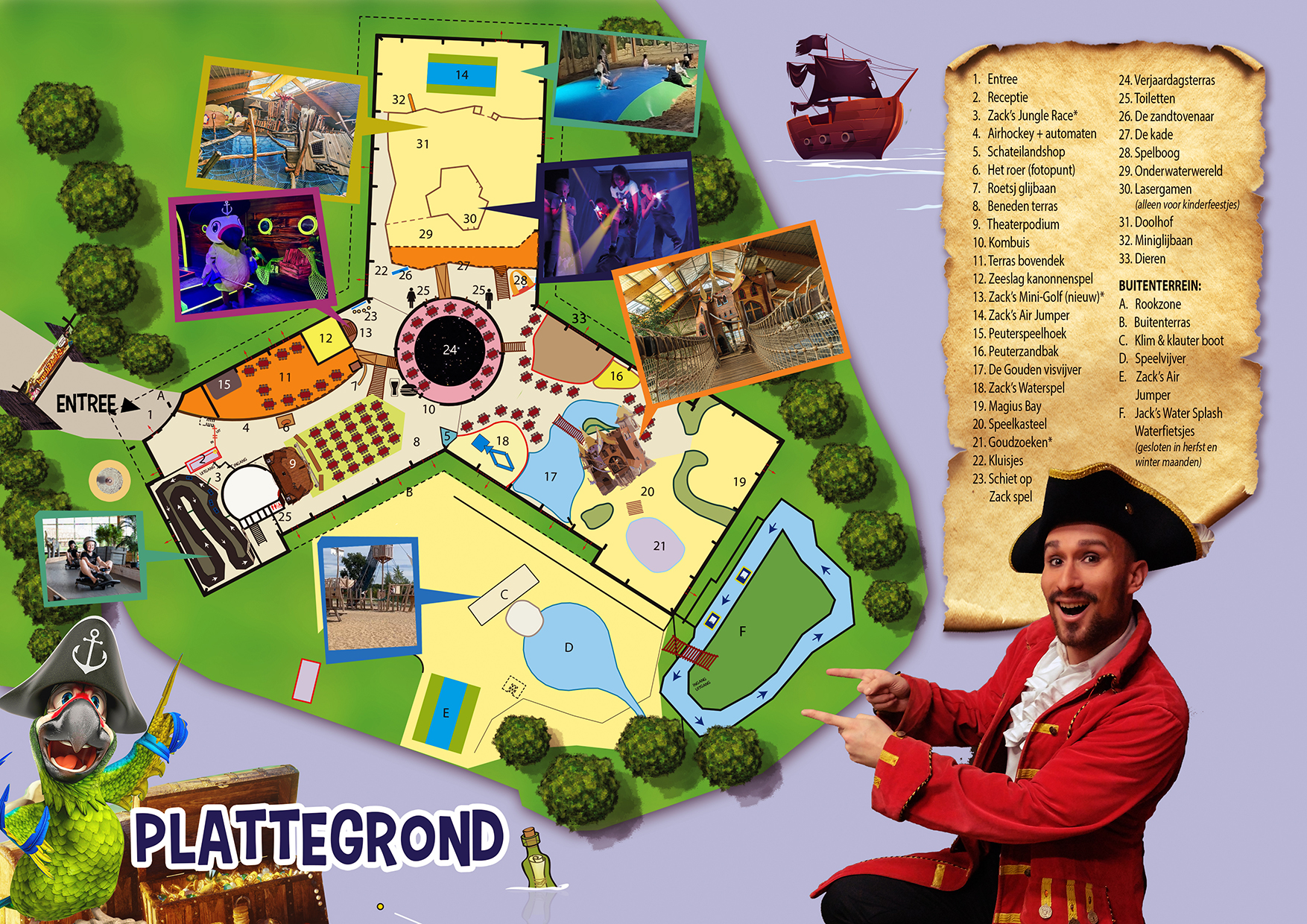 Plattegrond park Schateiland Zeumeren