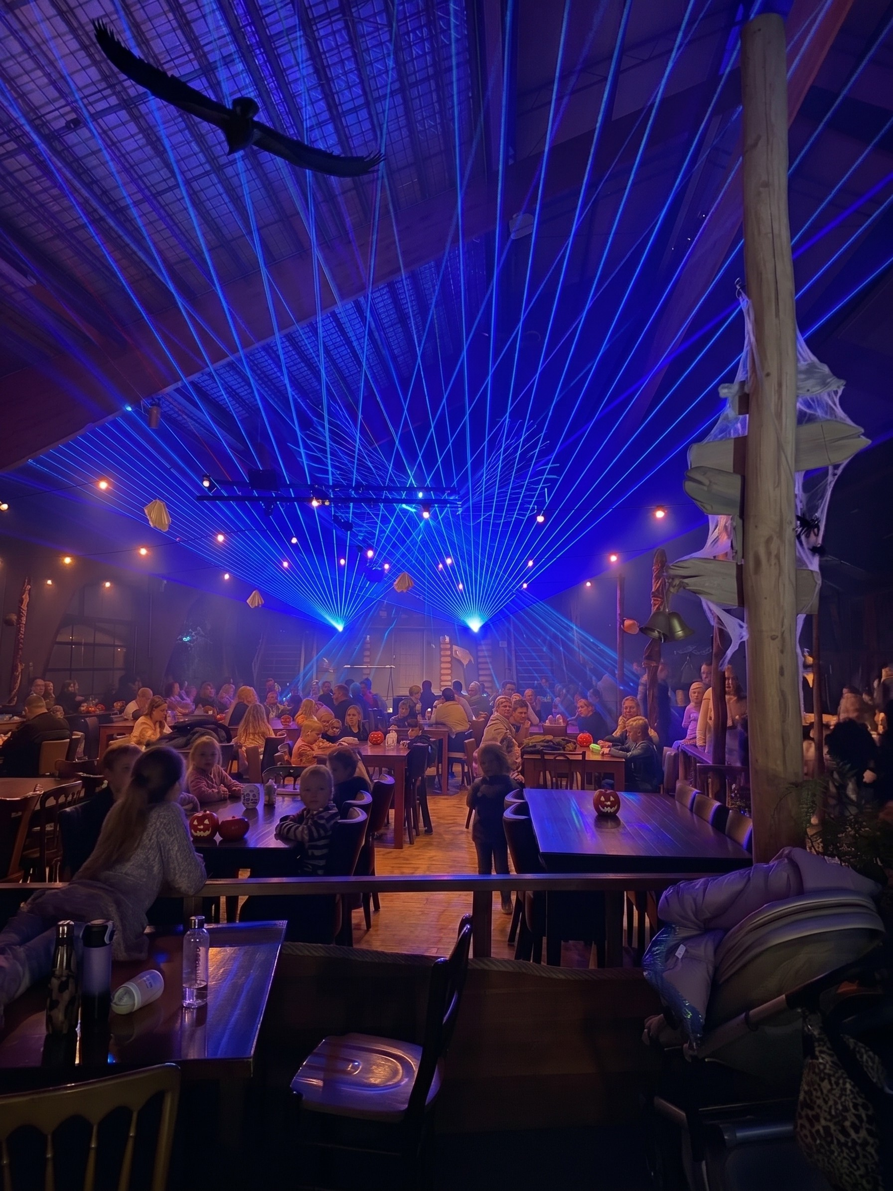 Lasershow op SpookEiland bij Schateiland Zeumeren